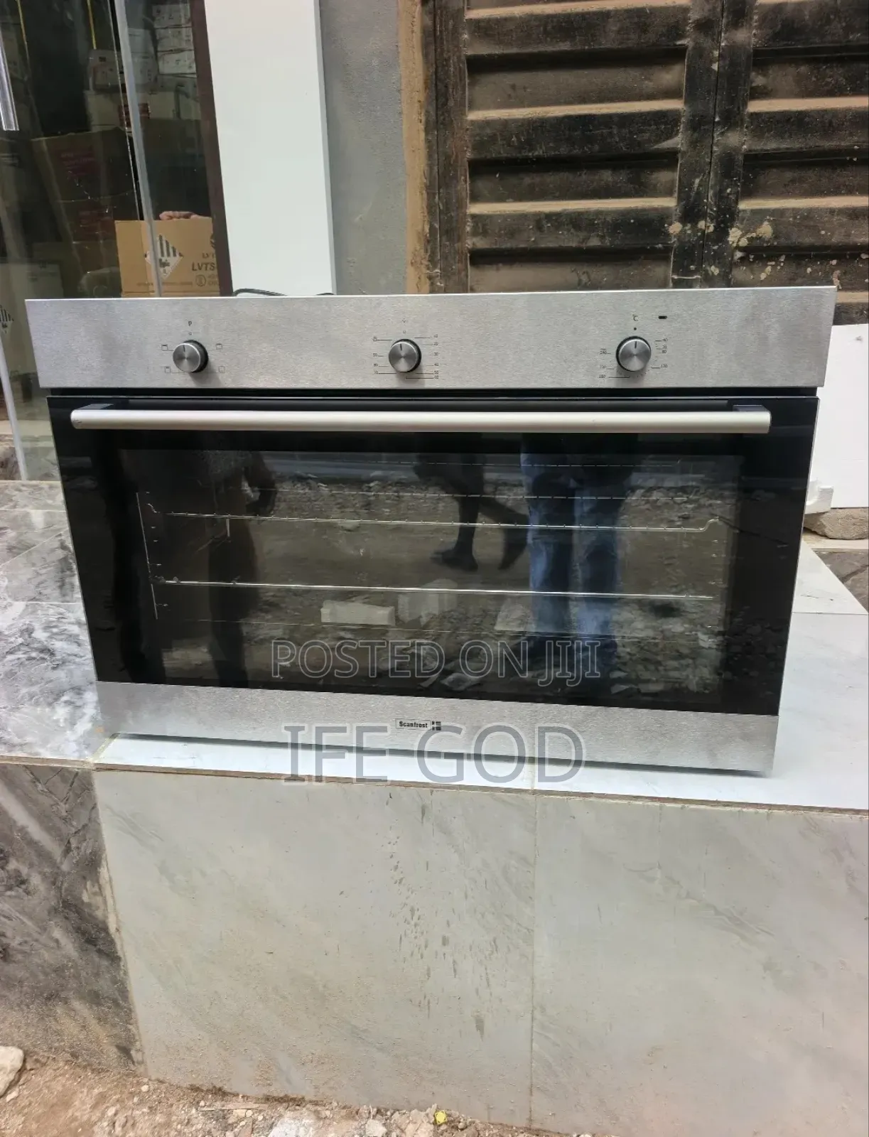 Original Scanfrost Inbuilt Cabinet 90CM Electric Oven With Grill Timer
