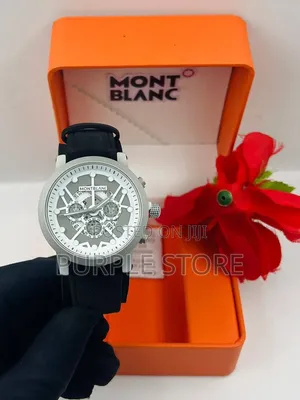 Mont Blanc Leather Watches in Different Colors