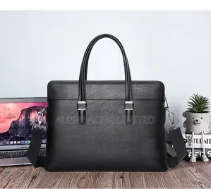 Premium Leather Laptop Bag Conference Seminar Briefcase Office Bag