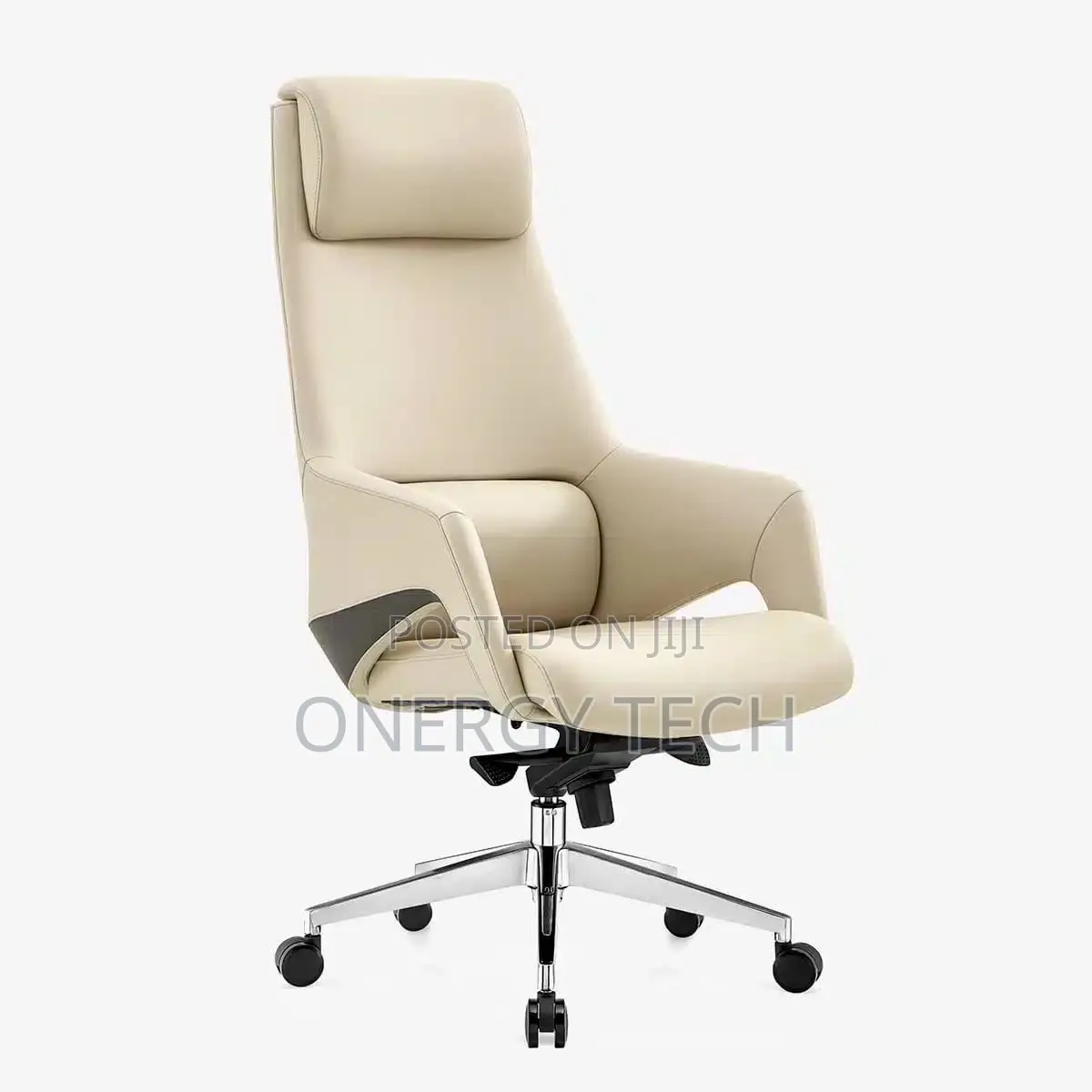 Ergonomic Luxury High-Back Executive Leather Office Chair