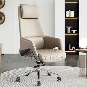Ergonomic Luxury High-Back Executive Leather Office Chair