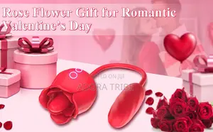 Rose Vibrator 10 Speed Vibrating Clit & Lick