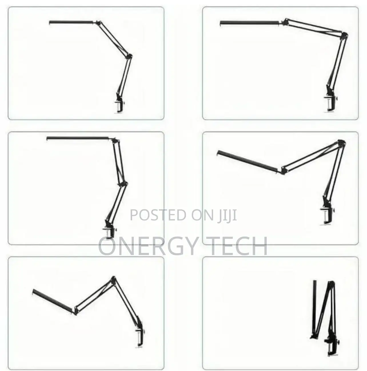 USB Desk Clamp Lamp 3 Light Modes