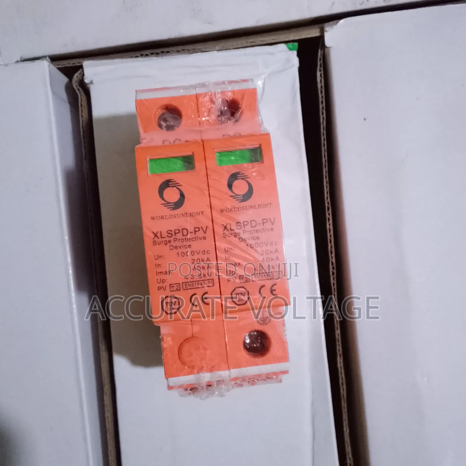 2p 1000v DC Surge With Earth