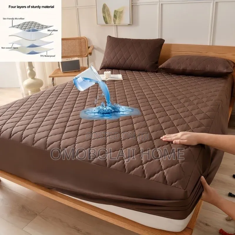 Premium Waterproof Bed Cover & Mattress Protector