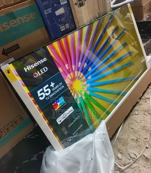 Original Hisense (75" QLED) TV 4KUHD Smart Netflix YouTube Bluetooth.