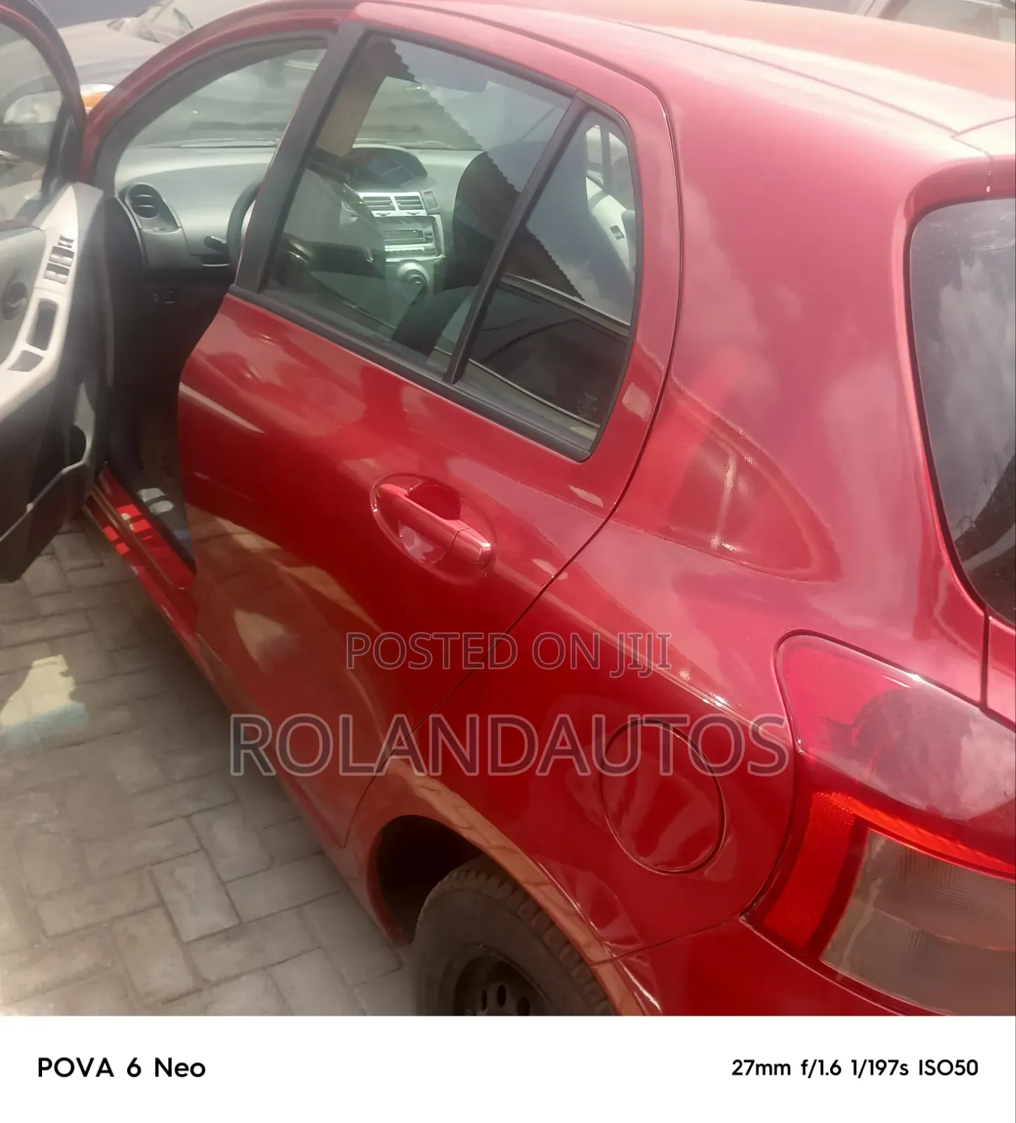 Toyota Yaris 2007 Red