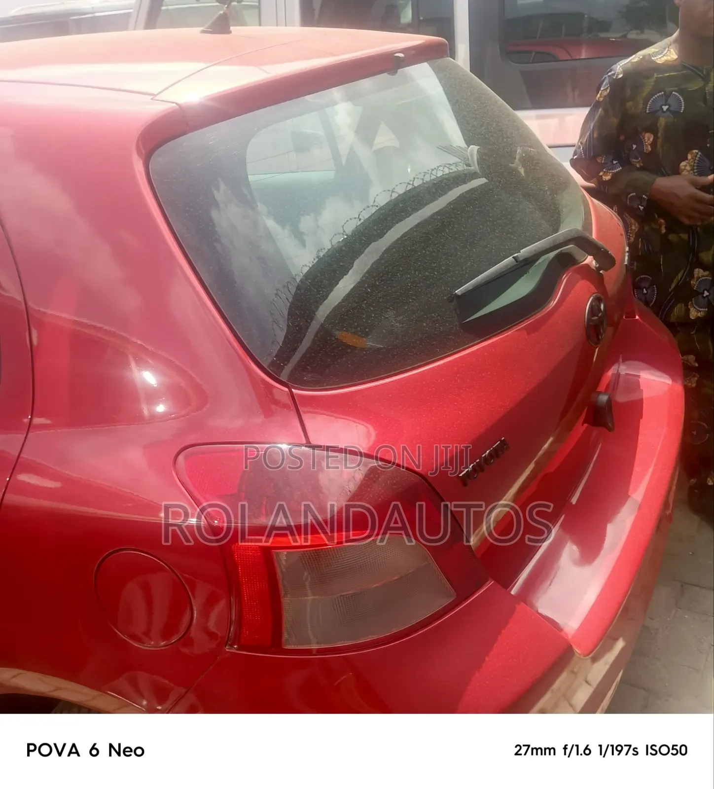 Toyota Yaris 2007 Red