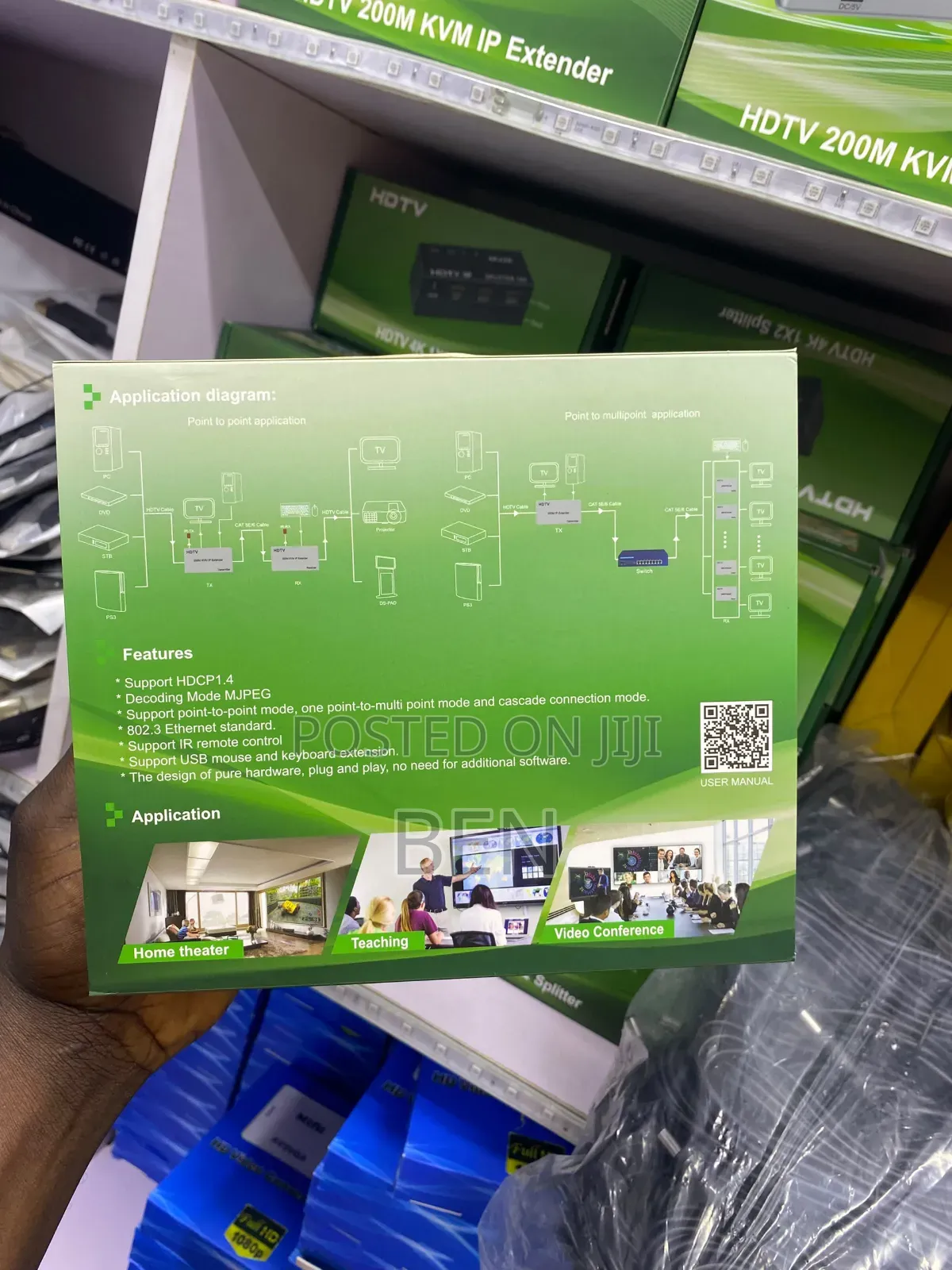 Generic HDMI 200m KVM IP Extender