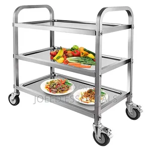 Luxury Stainless Steel Food Trolley