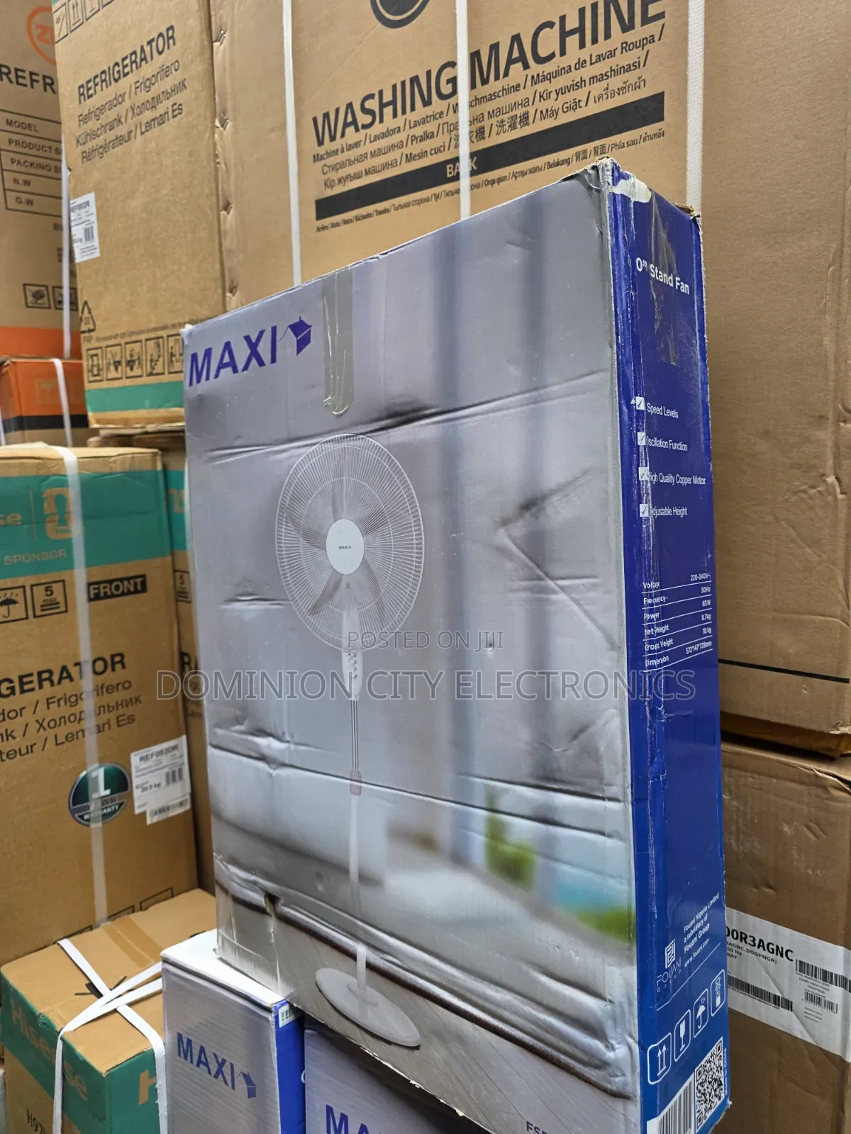 Quality Rechargeable Maxi Standing Fan 18inch