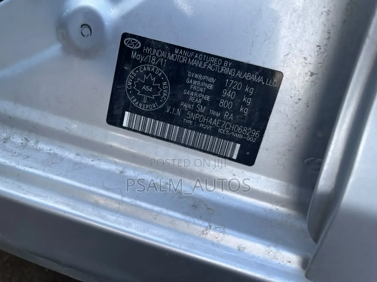 Hyundai Elantra 2011 Silver