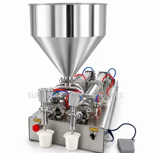 Double Head Pneumatic Paste Filling Machine