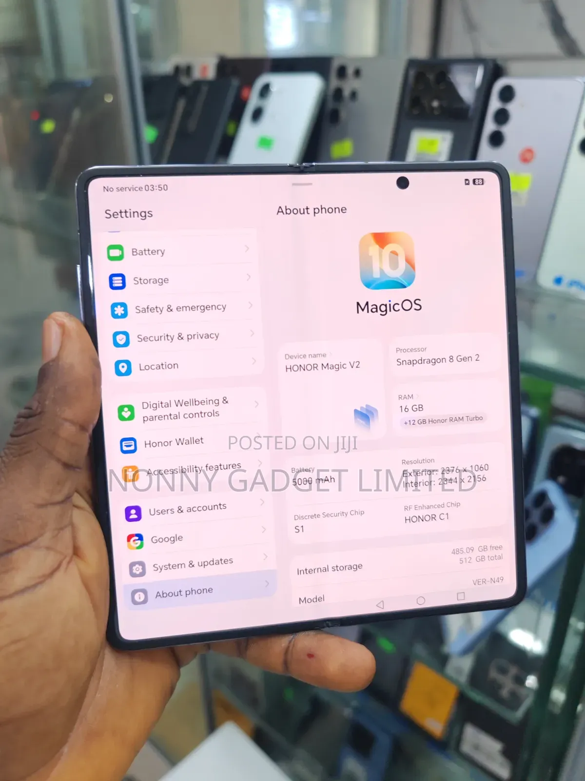 Honor Magic V2 512 GB Purple