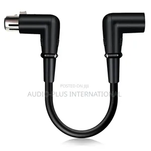 XLR Right Angle Male to Right Angel Female Cable. 2Meters
