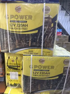 220Ah 12V G Power Tubular Solar Battery