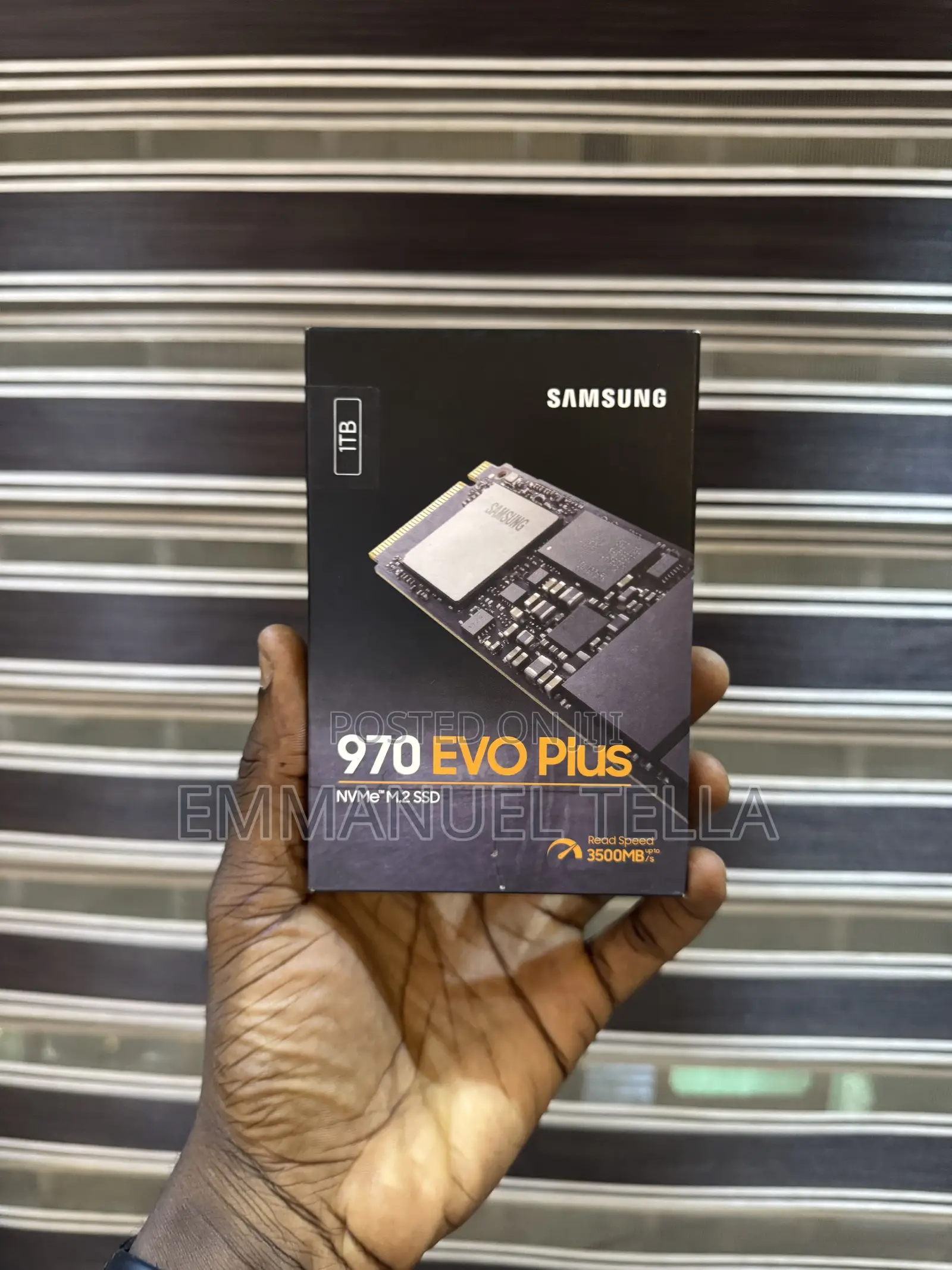 The Samsung 970 EVO Plus 1TB NVMe SSD