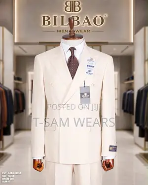 Bilbao Premium Plain Double Breasted Suit