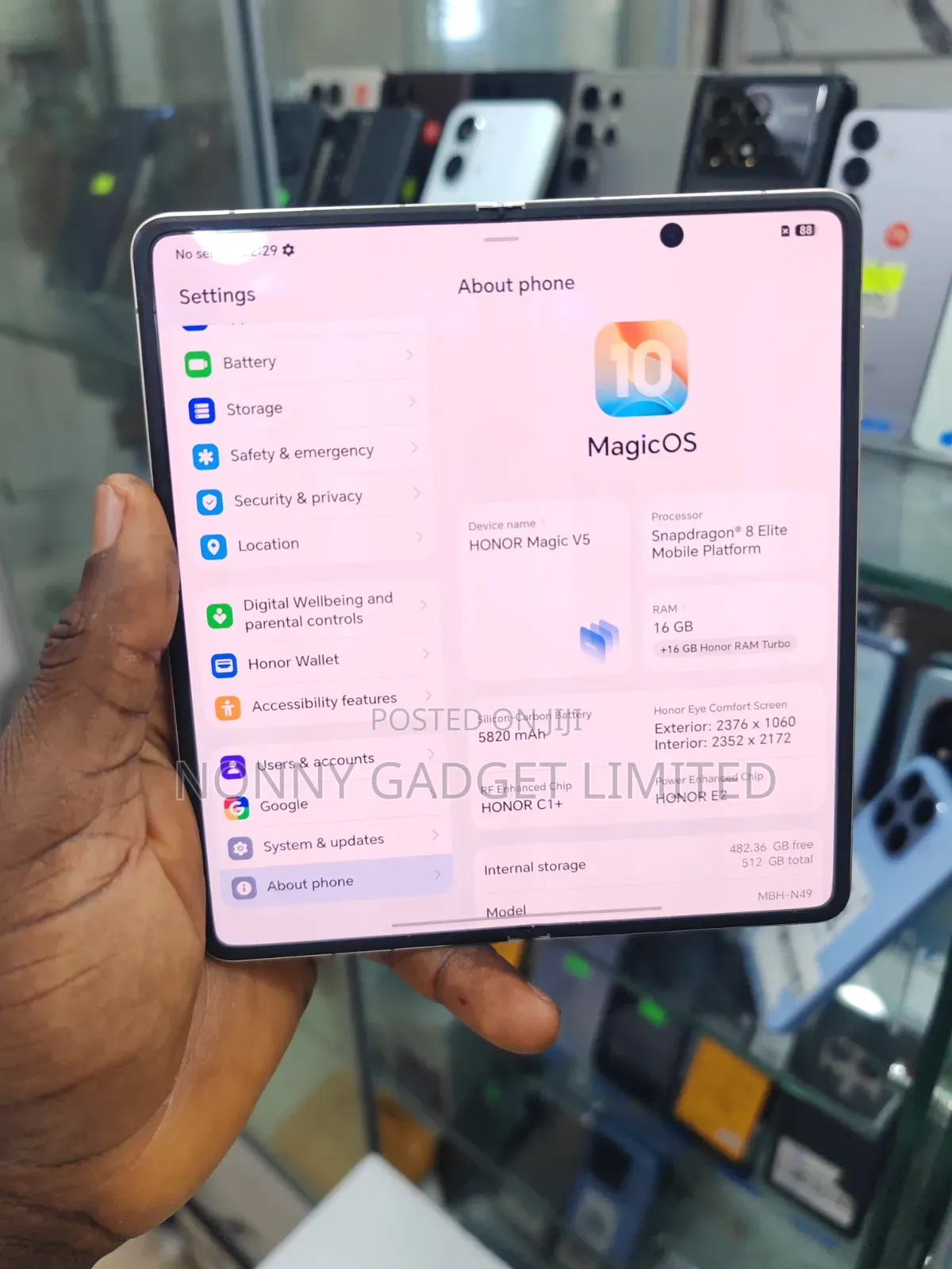 Honor Magic V5 512 GB Gold