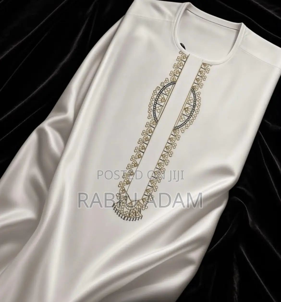 Babbar Riga With Monogram Design,Classic Kaftans