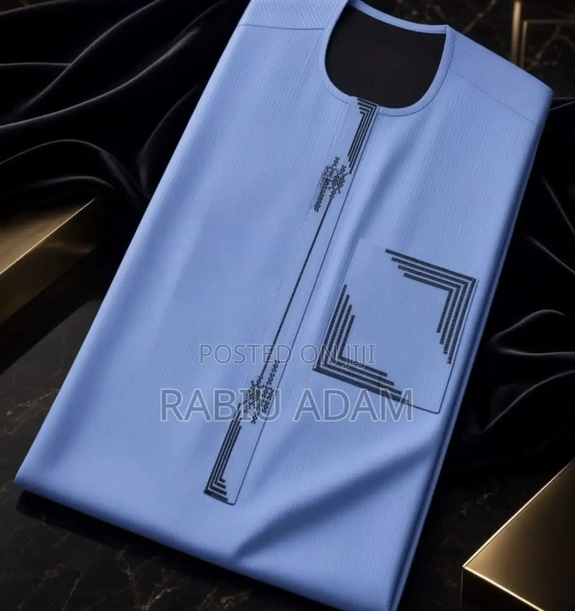 Babbar Riga With Monogram Design,Classic Kaftans