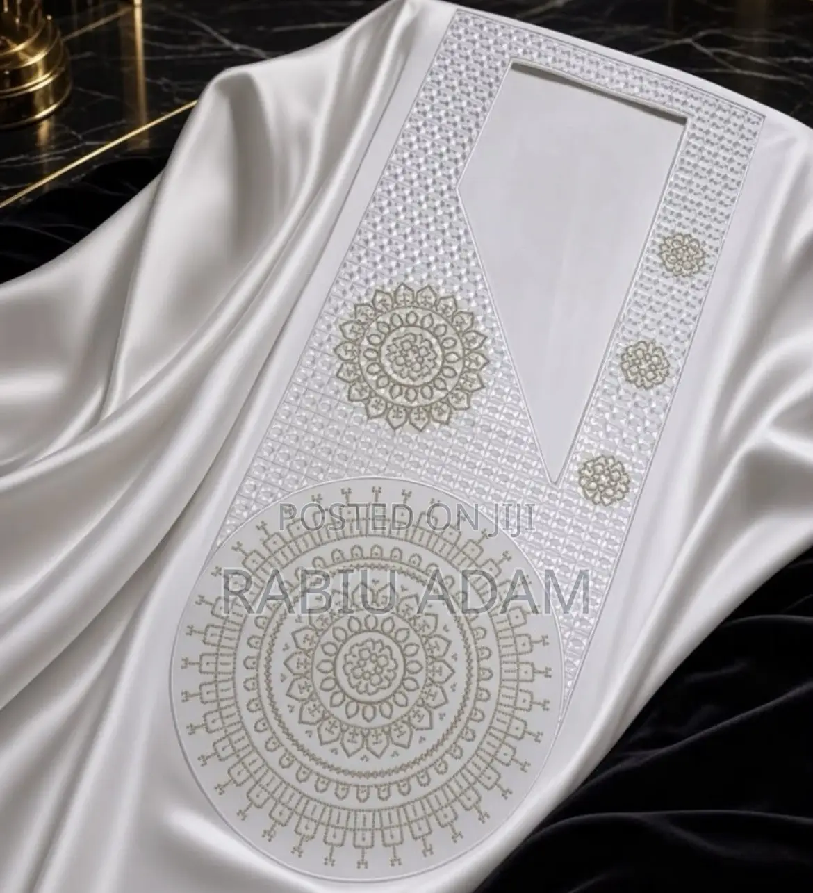 Babbar Riga With Monogram Design,Classic Kaftans