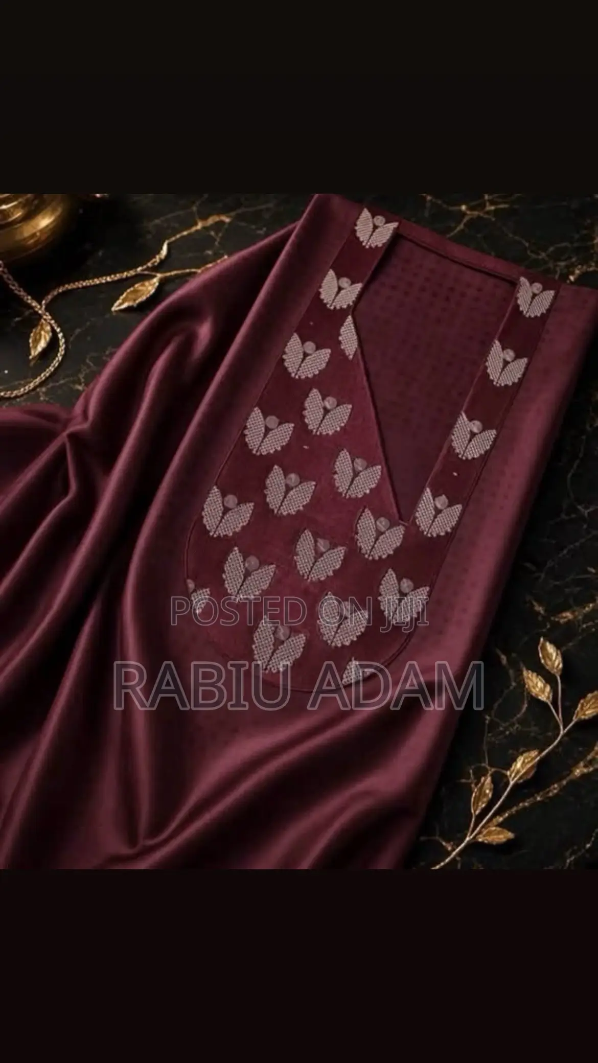 Babbar Riga With Monogram Design,Classic Kaftans