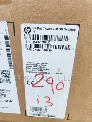 New Desktop Computer HP 290 G9 8GB Intel Core i3 SSD 512GB