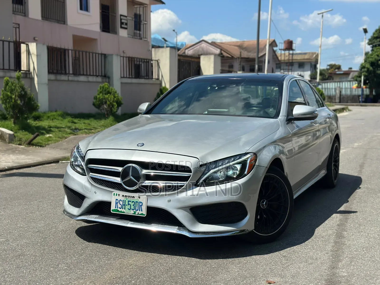 Mercedes-Benz C400 2017 Silver