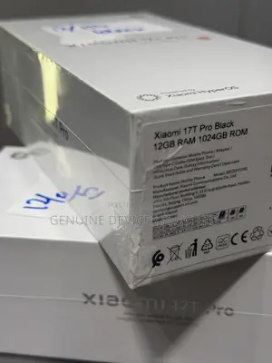 New Xiaomi 17T Pro 1 TB Black