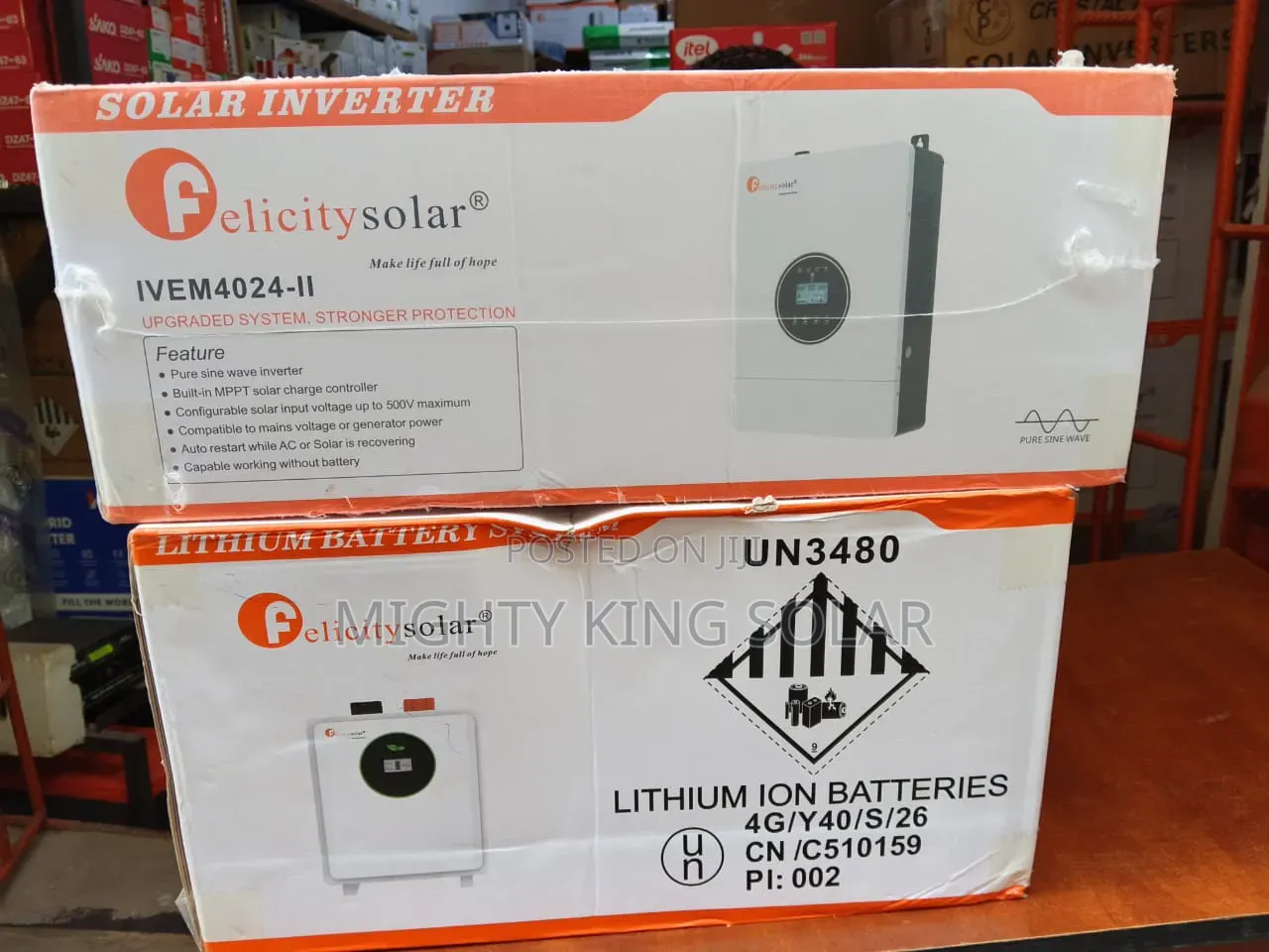 2.5kwh Plus 4kva 24v Felicity All in One
