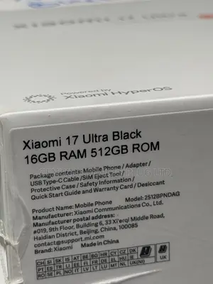 New Xiaomi 17 Ultra 512 GB Black