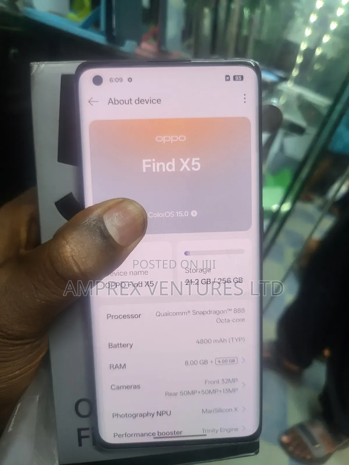 Oppo Find X5 256 GB Black