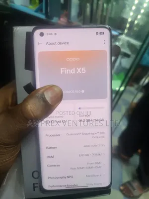 Oppo Find X5 256 GB Black