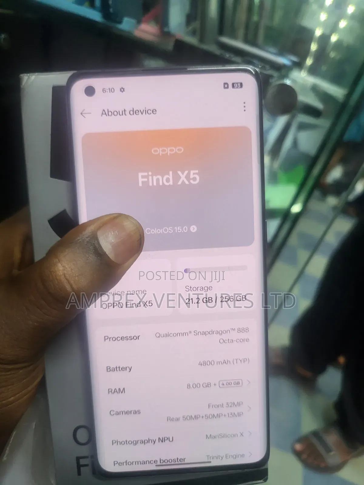 Oppo Find X5 256 GB Black