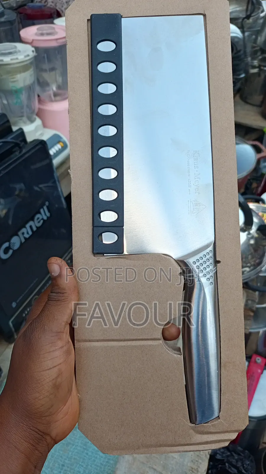 Premium Stainless Steel Butcher Knife