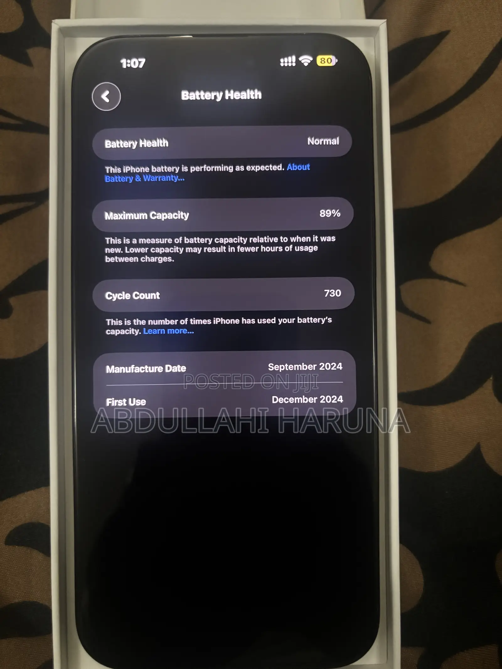 Apple iPhone 16 Pro Max 256 GB Black