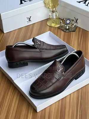 Original Louis Vuitton Loafers Men Shoe