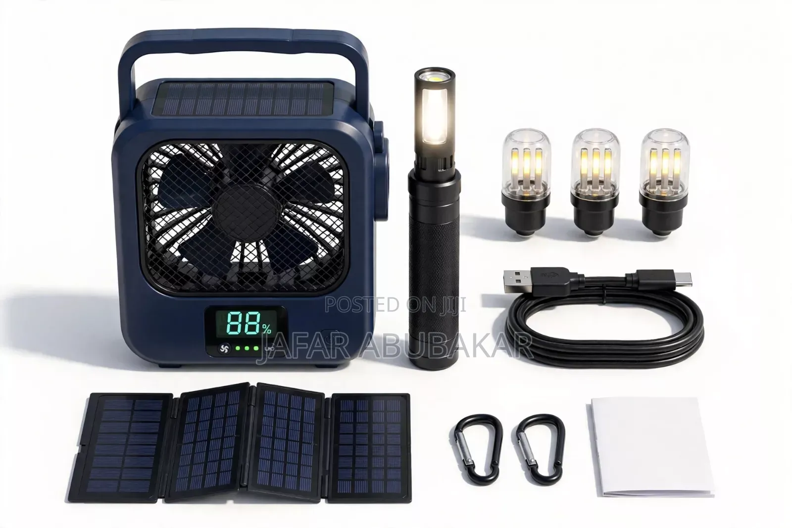 Electronic Power Fan Lighting Solar System