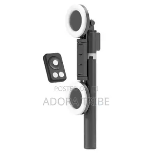 Double Light Selfie Stick Tripod