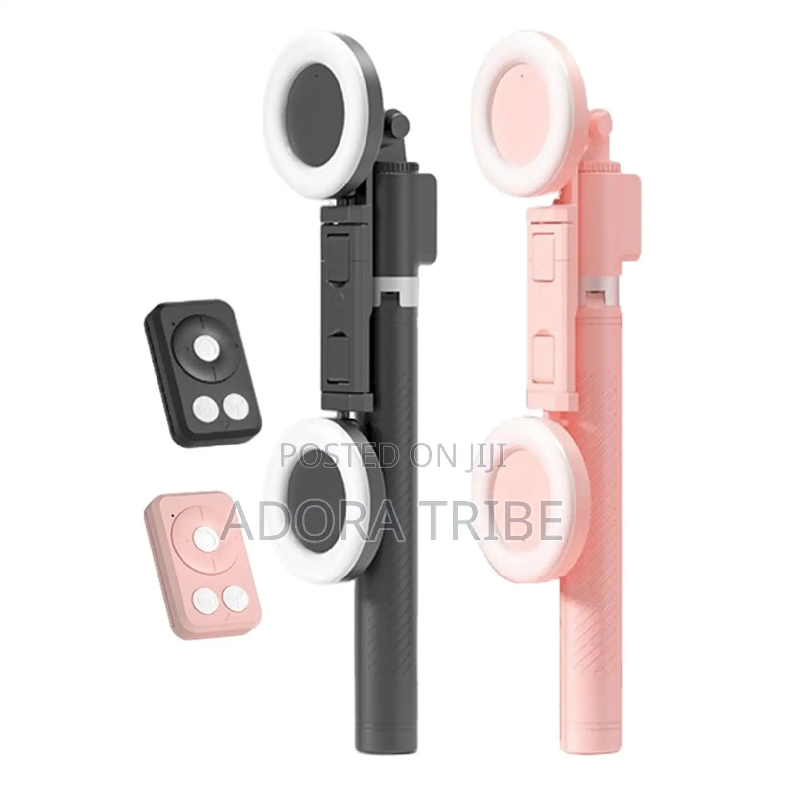 Double Light Selfie Stick Tripod