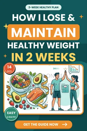 How I Maintain a Healthy Weight in Just Two Weeks