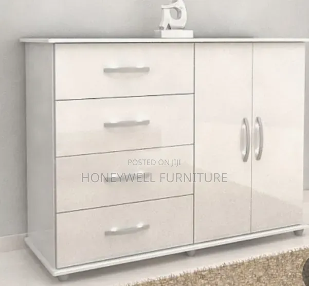 Storage Cabinet With Drawers and Doors