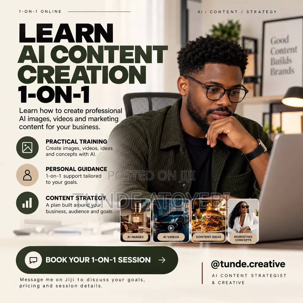1-on-1 AI Content Creation Training & Consultation