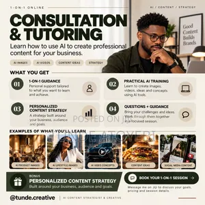 1-on-1 AI Content Creation Training & Consultation