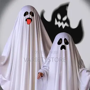 1Pcs Horror Halloween Ghost Costume for Both Men and Women Adult Kids