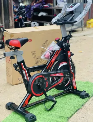 Red and Black Exercise Bike for Your Workout