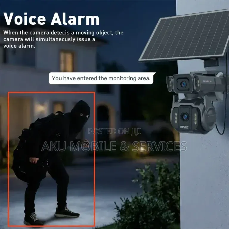 Smart 4G Solar PTZ CCTV Camera