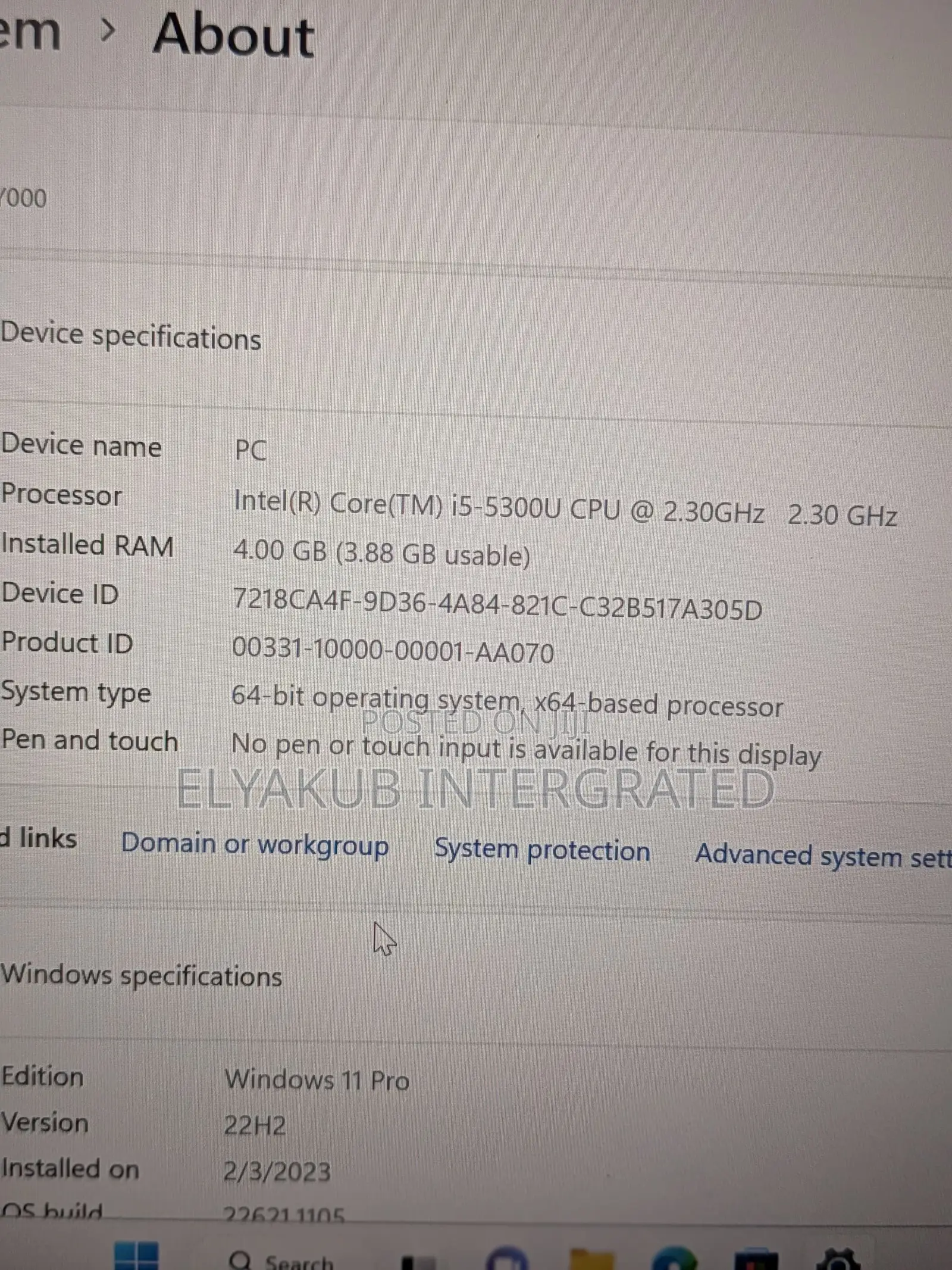 New Laptop Lenovo ThinkPad X1 Carbon 4GB Intel Core i5 SSD 128GB