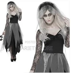 Halloween Ghost Bride Cosplay Costume for Women